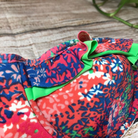 $5/25 Vix Paula Hermanny Floral Ruffle Band Bikini - Picture 14 of 15